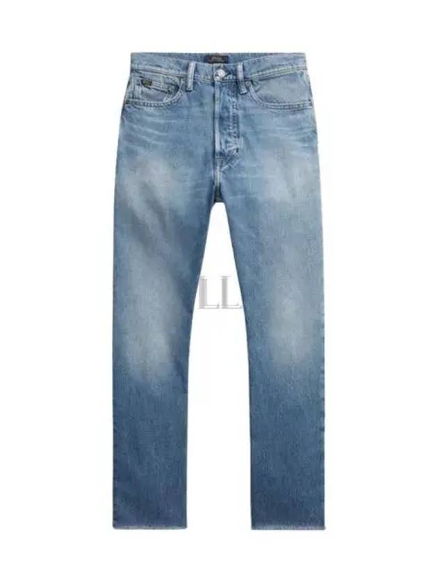 Frayed Hem Crop Jeans Blue - POLO RALPH LAUREN - BALAAN 2