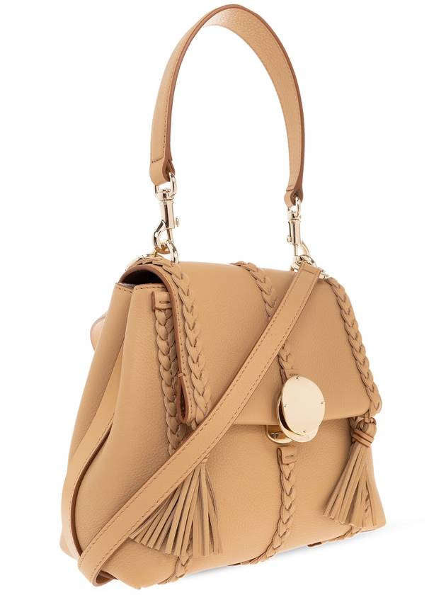 Penelope Leather Shoulder Bag Milky Brown - CHLOE - BALAAN 5