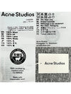 Logo Wool Fringe Scarf Oatmeal Melange - ACNE STUDIOS - BALAAN 6