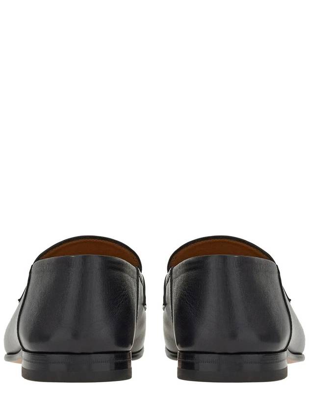 Gancini Ornament Loafer Black - SALVATORE FERRAGAMO - BALAAN 4