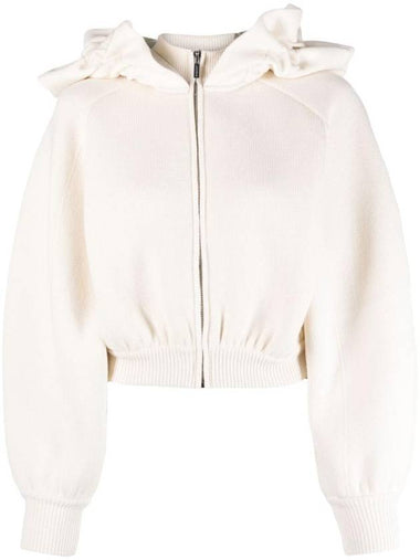 La Maille Crinoline Hooded Knit Top Off White - JACQUEMUS - BALAAN 1