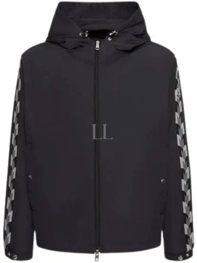 Moyse Logo Zip-Up Hoodie Black - MONCLER - BALAAN 2