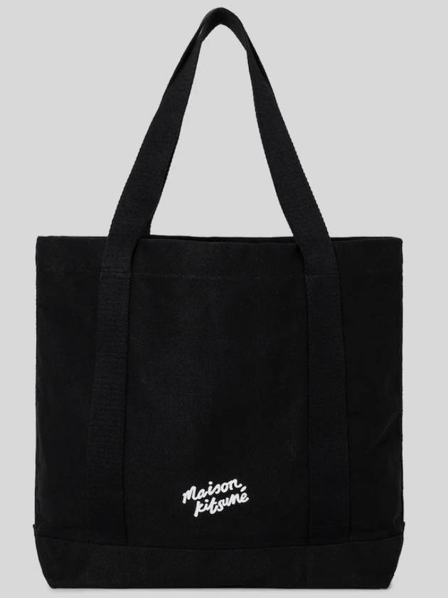 Fox Head Print Tote Bag Black - MAISON KITSUNE - BALAAN 5