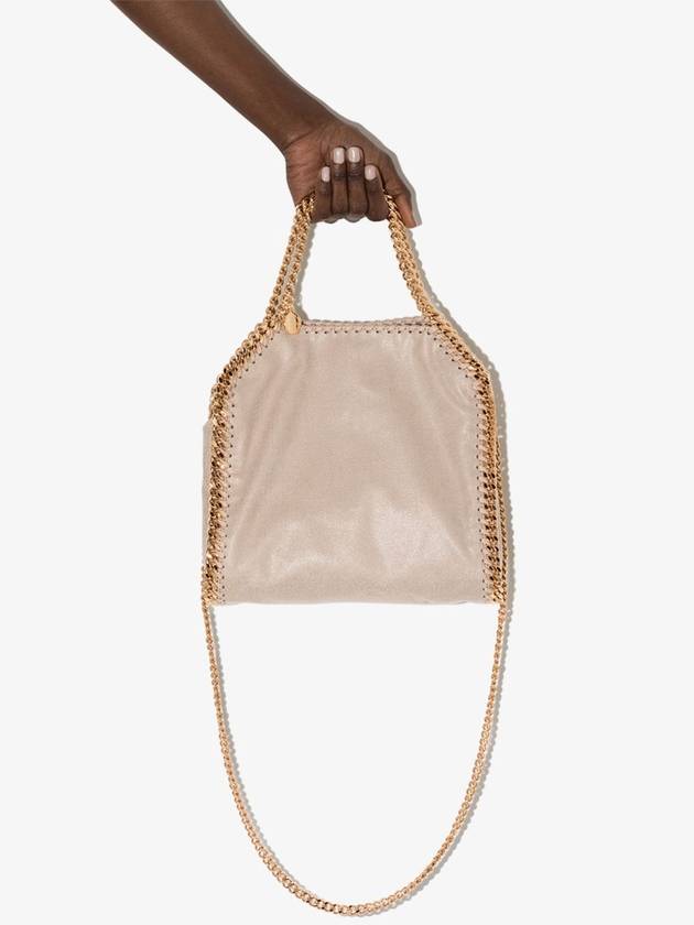 gold Falabella mini tote bag butter cream - STELLA MCCARTNEY - BALAAN 5