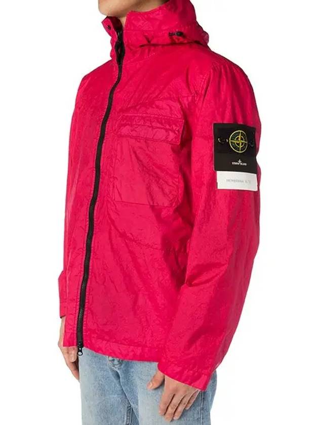 Waffen Patch Membrana Hooded Jacket Cyclamen - STONE ISLAND - BALAAN 6