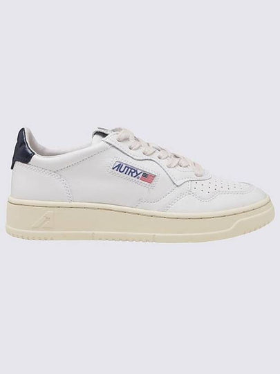 Medalist Black Heel Tab Low Top Sneakers White - AUTRY - BALAAN 2