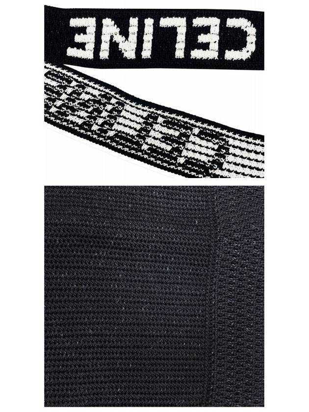 Same day delivery Logo crochet shoulder crossbag black 2ADCS817X 38EC - CELINE - BALAAN 6