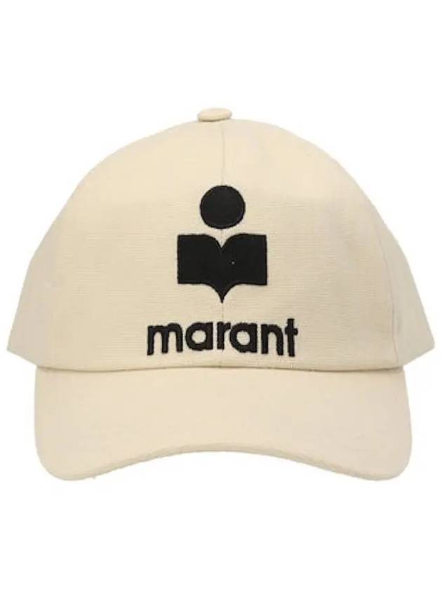 Tyron Embroidered Logo Ball Cap Ivory - ISABEL MARANT - BALAAN 2