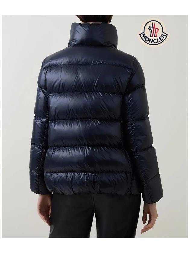 Women s COCHEVIS short down jacket navy 1A00097 595ZZ - MONCLER - BALAAN 4