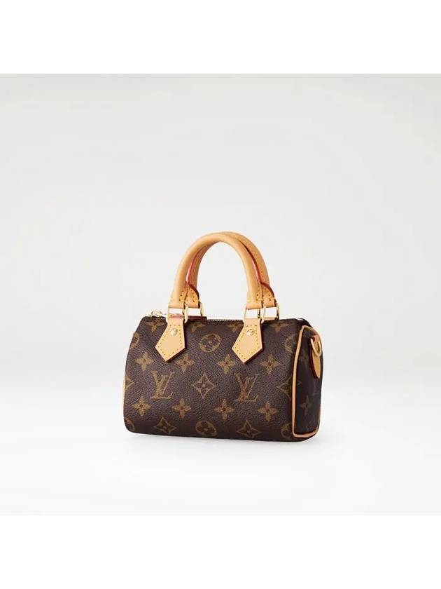 Nano Speedy Monogram Tote Bag Brown - LOUIS VUITTON - BALAAN 4