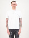 Compass Patch Short Sleeve Polo Shirt White - STONE ISLAND - BALAAN 2