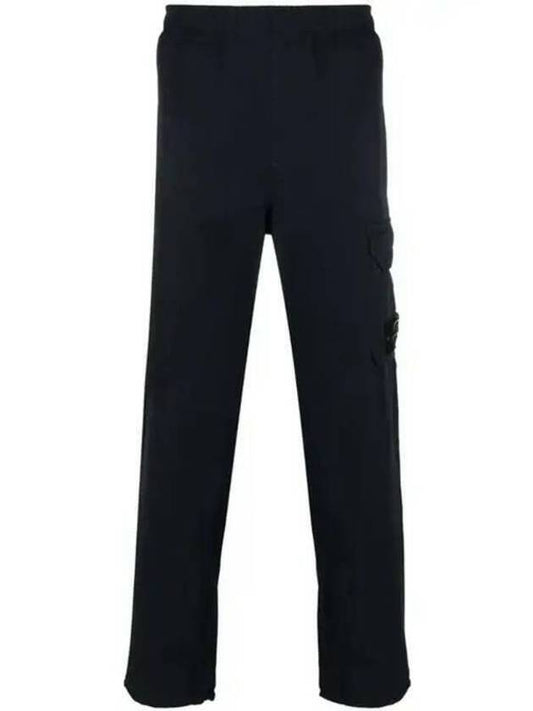 Logo Patch Cargo Track Pants Navy - STONE ISLAND - BALAAN 2