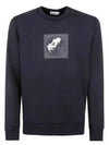 Institutional One Print Jersey Cotton Knit Top Navy - STONE ISLAND - BALAAN 2