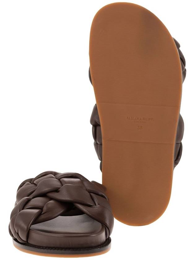 Mule Slippers ASD274A929 H137 1253 COFFEE - FABIANA FILIPPI - BALAAN 6