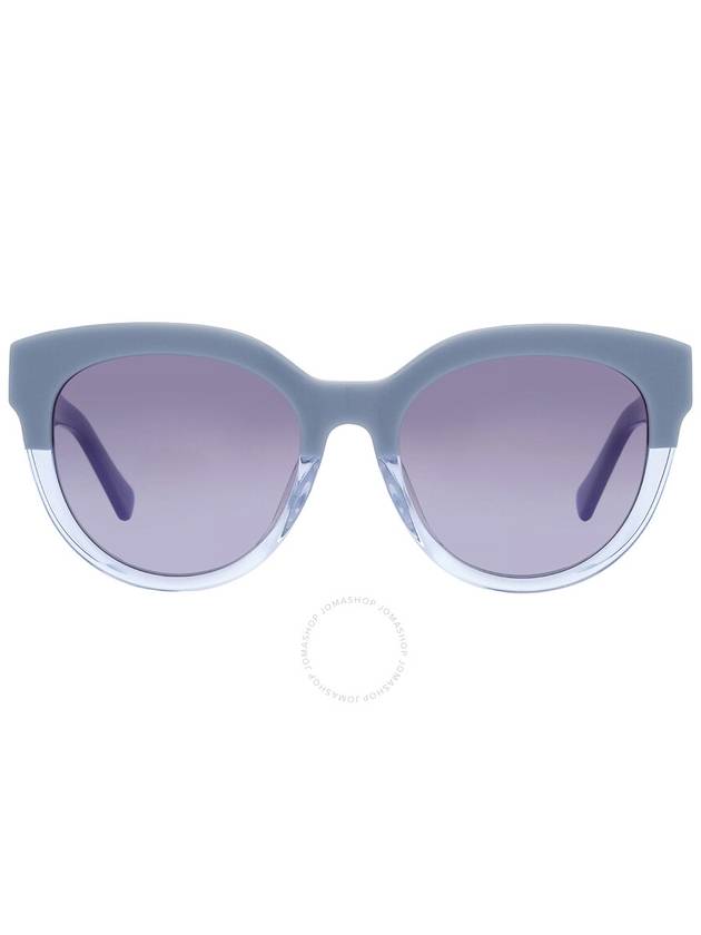 Kate Spade Gradient Grey Azure Blue Round Ladies Sunglasses BREA/F/S 0PJP/GB 54 - KATE SPADE - BALAAN 1