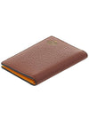 Signature Tree Print Heavy Grain Leather Card Wallet Brown - MULBERRY - BALAAN 5