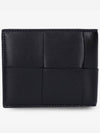 Intrecciato Cassette Half Wallet Black - BOTTEGA VENETA - BALAAN 4