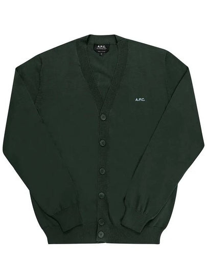 Men's New Joseph V Neck Cardigan Military Kaki - A.P.C. - BALAAN 2