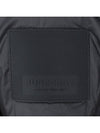 Logo Patch Hooded Down Padding Black - BURBERRY - BALAAN 11