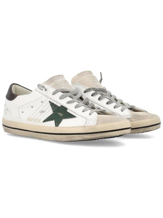 Superstar Brown Tab Low Top Sneakers White - GOLDEN GOOSE - BALAAN 3