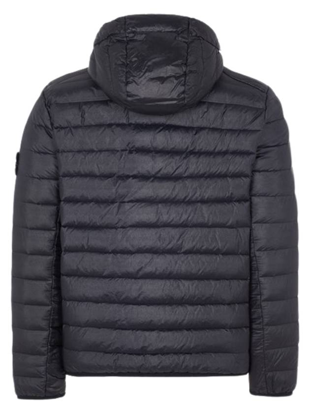 Loom Woven Chambers R Nylon Down TC Light Hoodie Down Jacket Midnight Blue - STONE ISLAND - BALAAN 3