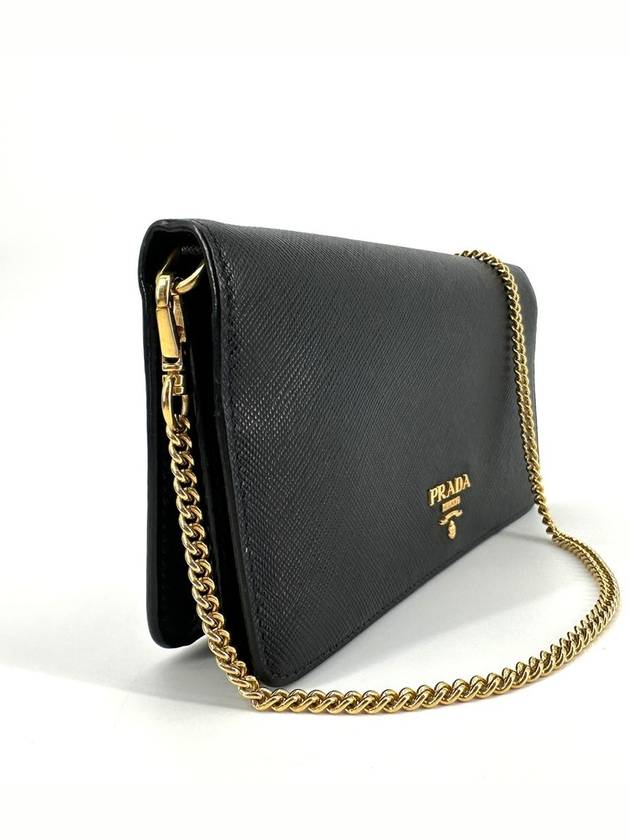 Saffiano gold mini cross bag woc 1zh029 - PRADA - BALAAN 3