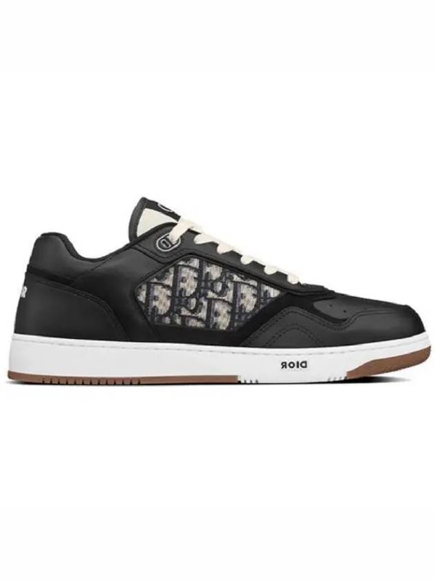 B27 Smooth Calfskin Low Top Sneakers Black - DIOR - BALAAN 2