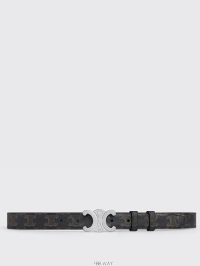 Triomphe Canvas Belt Black - CELINE - BALAAN 2