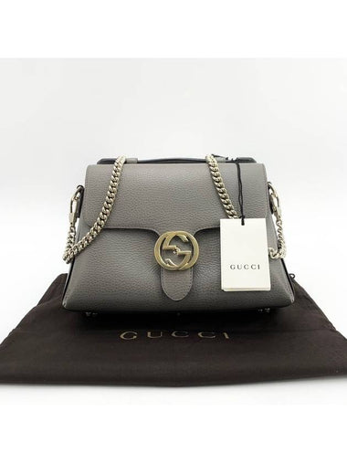 Interlocking top handle shoulder bag - GUCCI - BALAAN 1