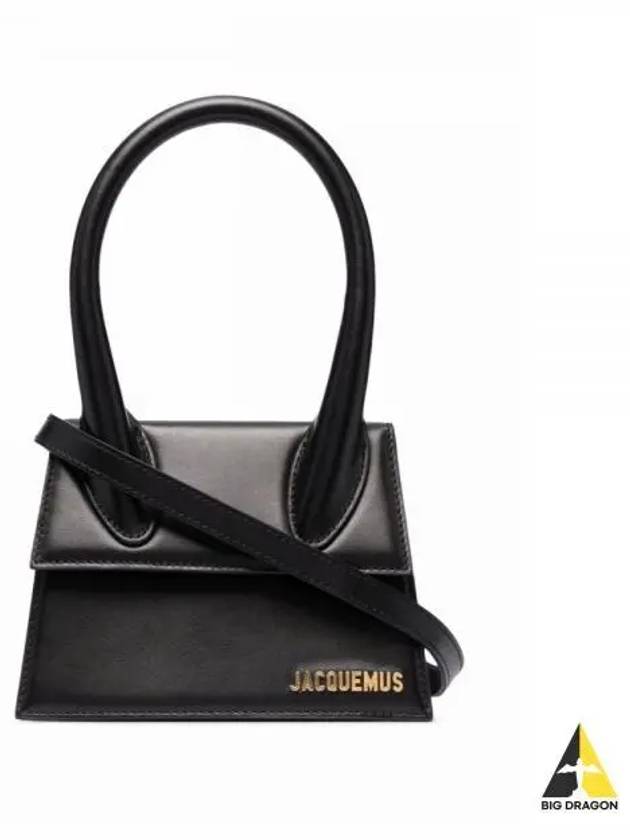 Le Chiquito Moyen Medium Leather Tote Bag Black - JACQUEMUS - BALAAN 2