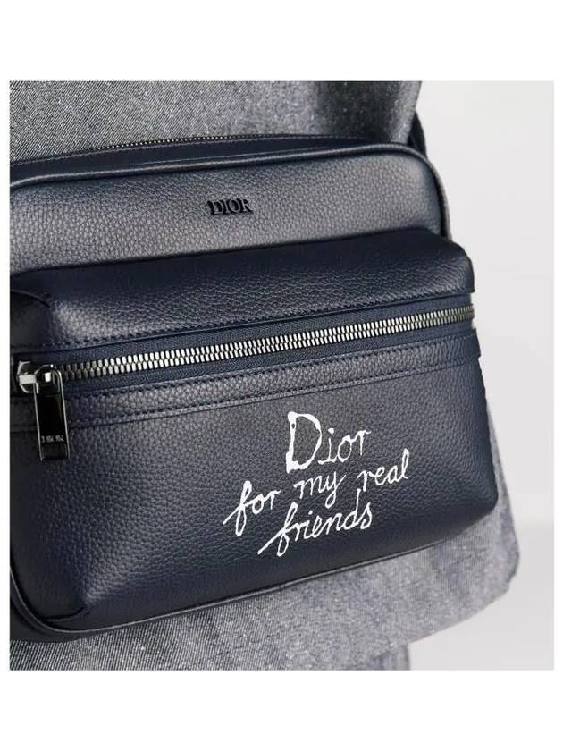 Hylton Nel Rider 2.0 Zipper Messenger Bag Navy - DIOR - BALAAN 8