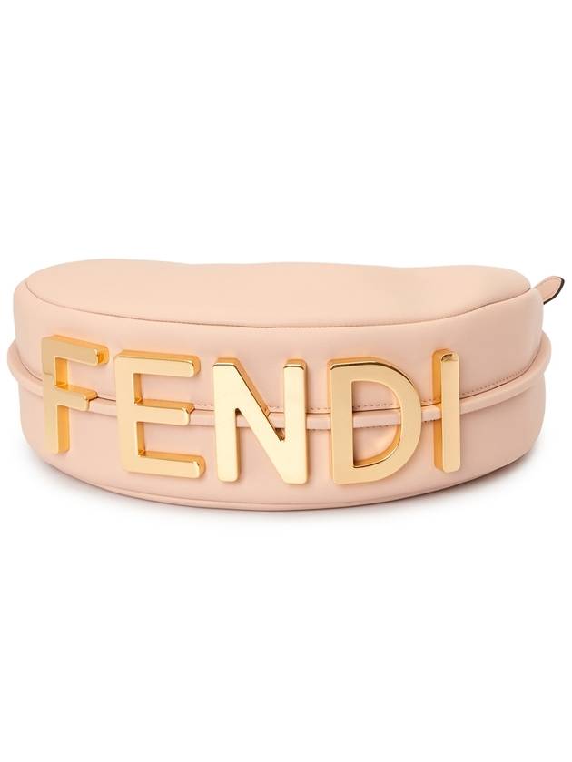 Fendigraphy Small Hobo Shoulder Bag Pale Pink - FENDI - BALAAN 6