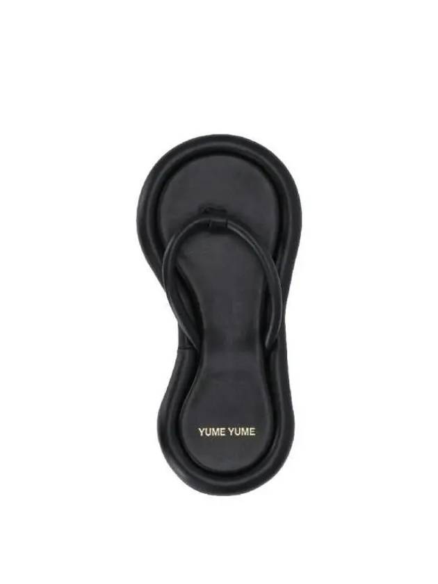 YUME Eight Leather Flip Flops EF0004 BLACK - ETC - BALAAN 4