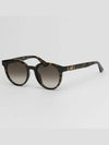 Eyewear Round Asian Fit Sunglasses Dark Havana - GUCCI - BALAAN 8