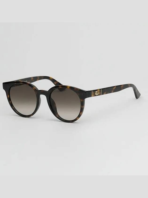 Eyewear Round Asian Fit Sunglasses Dark Havana - GUCCI - BALAAN 9