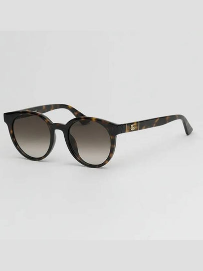 Eyewear Round Asian Fit Sunglasses Dark Havana - GUCCI - BALAAN 2