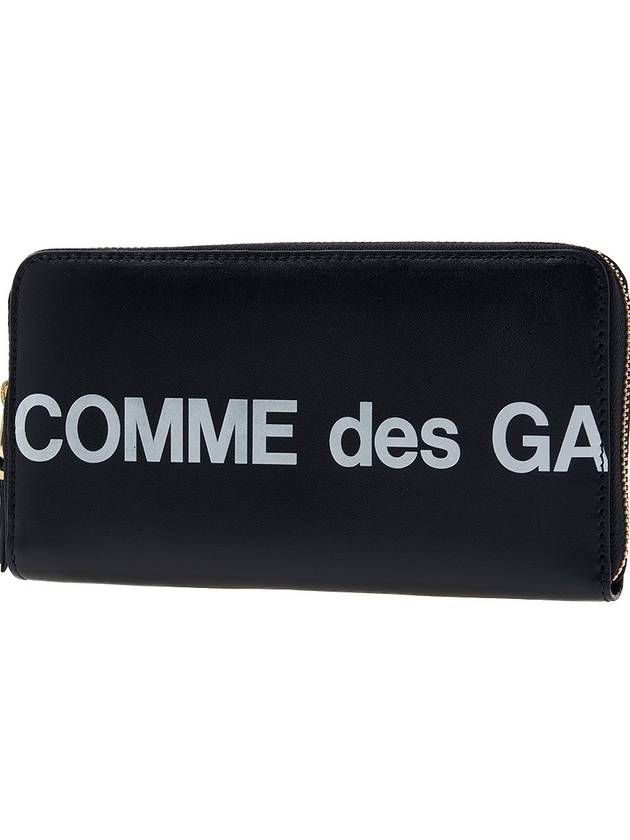 Logo printed long wallet SA0111HL BLACK - COMME DES GARCONS - BALAAN 6