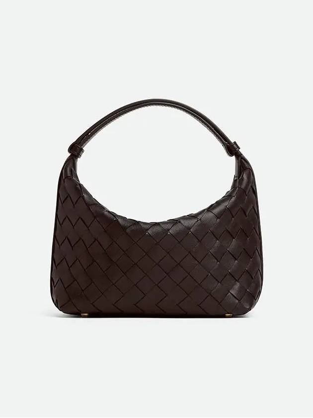 Intrecciato Small Leather Shoulder Bag Brown - BOTTEGA VENETA - BALAAN 2