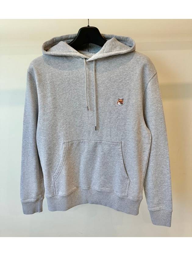 Hooded Sweatshirt LM00702KM0001 Light Gray S - MAISON KITSUNE - BALAAN 1