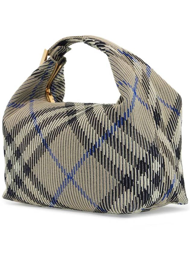 Peg Duffel Check Medium Tote Bag Lichen - BURBERRY - BALAAN 4