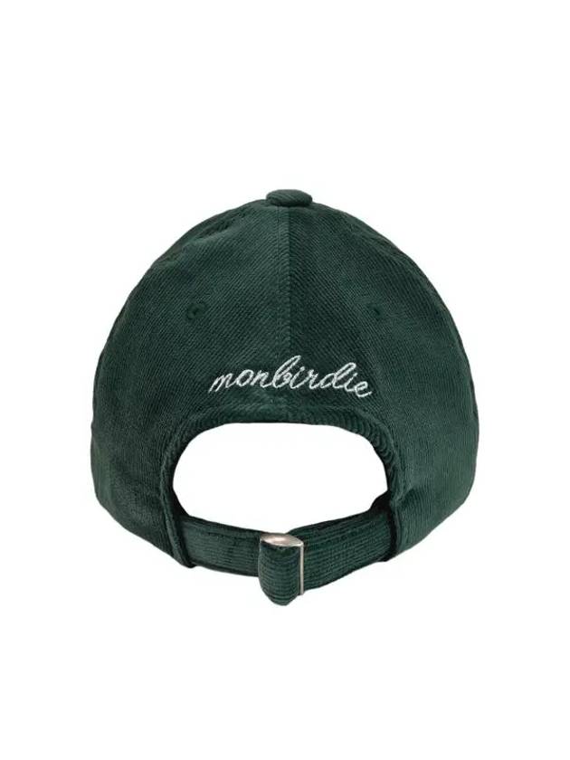 MB Corduroy Ball Cap Golf Ball Cap DGREEN - MONBIRDIE GOLF - BALAAN 2