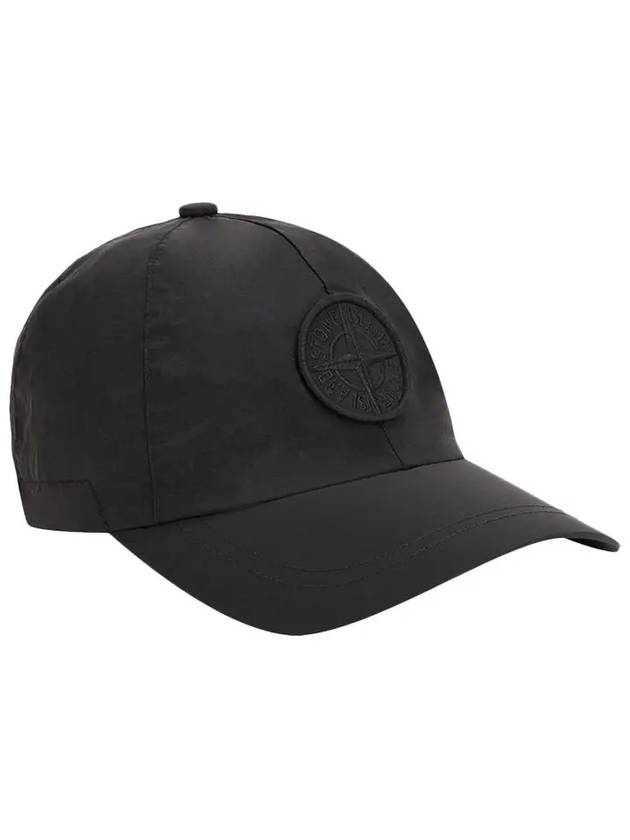 Nylon Metal 6-Panel Cap Black - STONE ISLAND - BALAAN 3