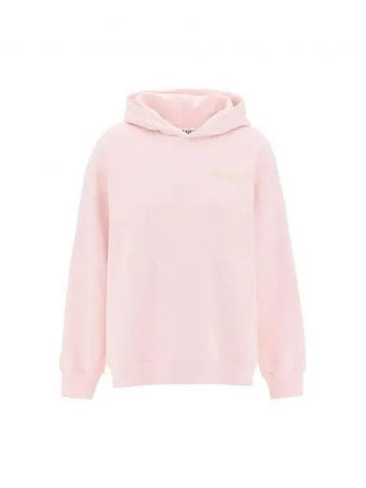 Isoli Oversized Printed Hoodie Light Pink - GANNI - BALAAN 2