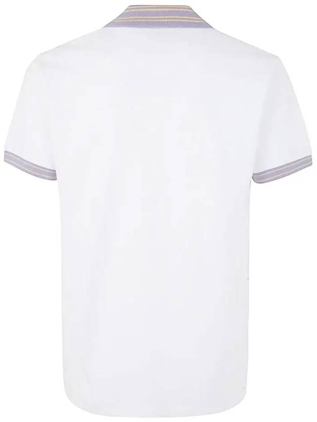 Logo Classic Stripe Polo Shirt White - VIVIENNE WESTWOOD - BALAAN 4