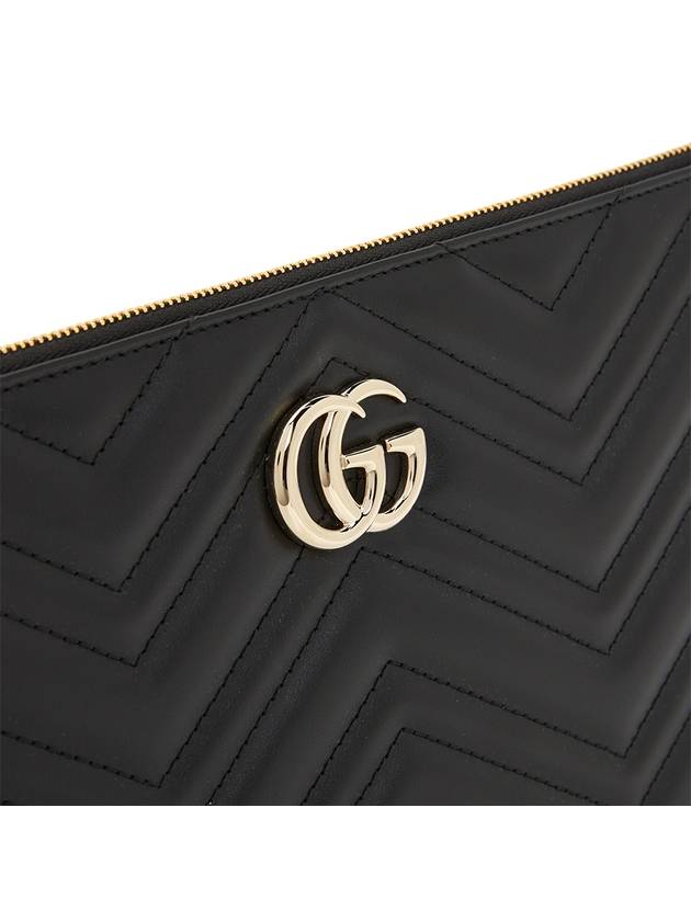 GG Marmont Large Pouch Bag Black - GUCCI - BALAAN 7