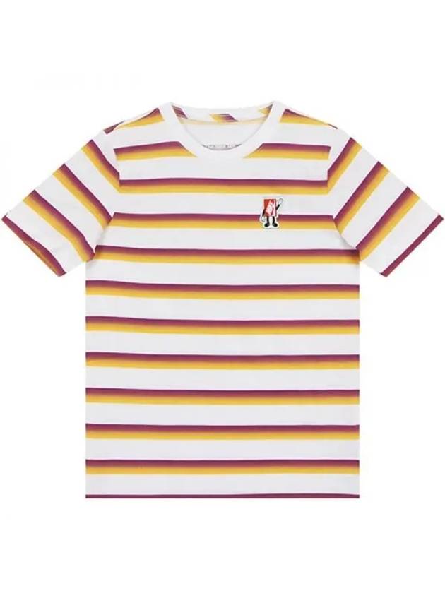 Genuine Junior Sportswear Striped Tee FD0843 100 - NIKE - BALAAN 2