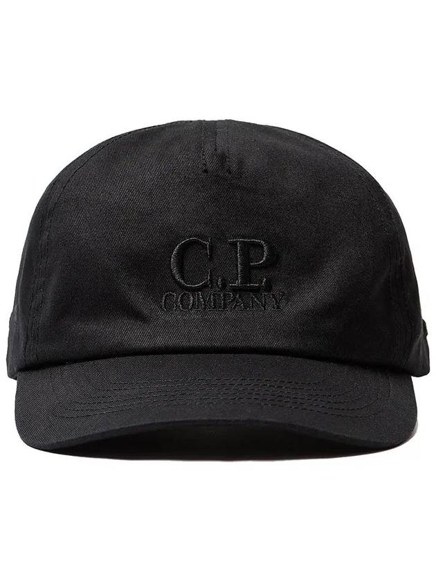 11Th Anniversary Embroidered Logo Ball Cap Black - CP COMPANY - BALAAN 4