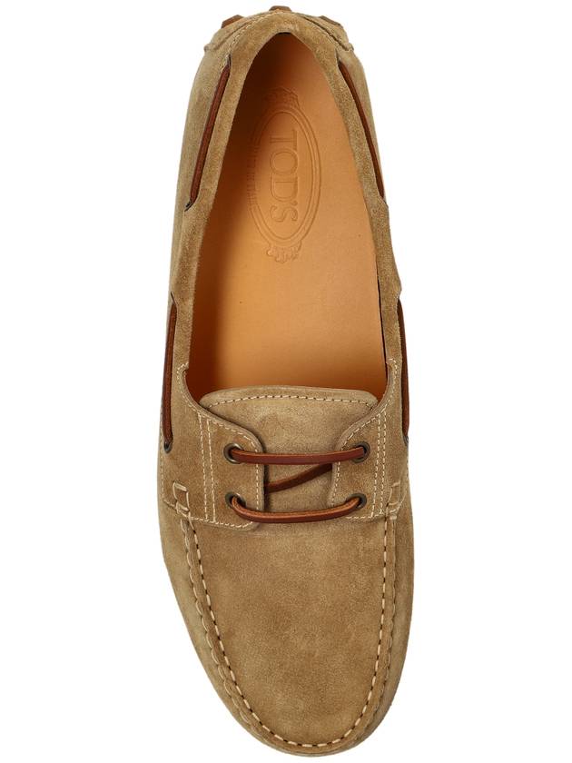 Tod’s Suede Moccasins, Men's, Beige - TOD'S - BALAAN 6