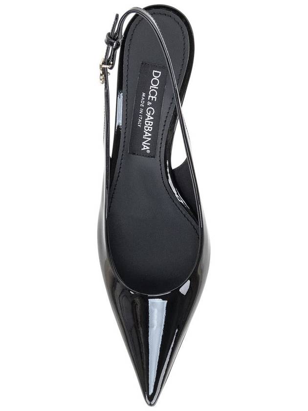 Dolce & Gabbana Dg Patent Leather Slingback - DOLCE&GABBANA - BALAAN 4