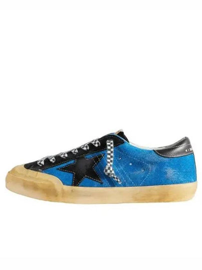 Superstar Patch Low Top Sneakers Blue - GOLDEN GOOSE - BALAAN 2